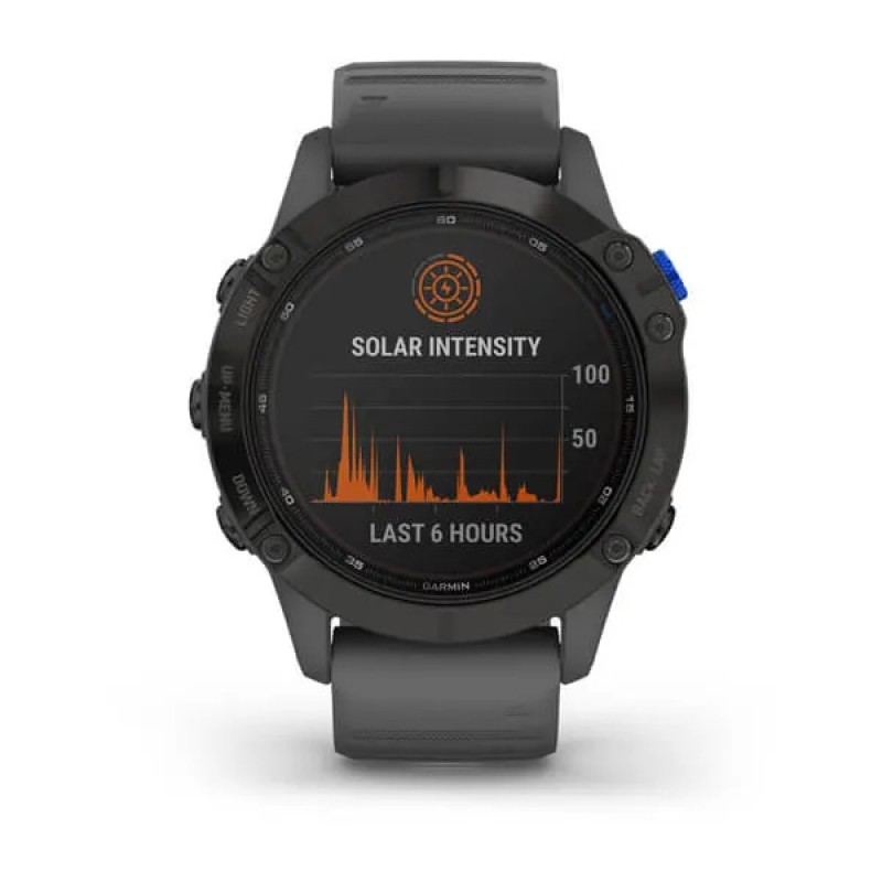 Smart watch GARMIN Fenix 6 PRO SOLAR Crni s tamnosivim remenom - 010-02410-11 27026