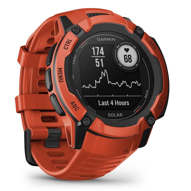 Smart watch GARMIN Instinct 2X SOLAR Flame Red - 010-02805-01 31099