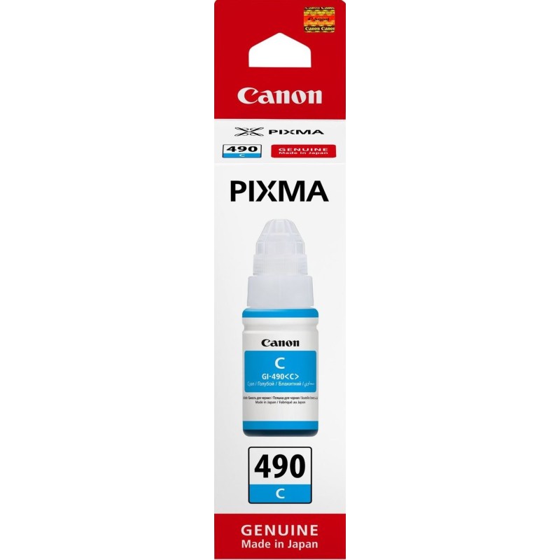 Tinta CANON GI-490C Cyan original 18023