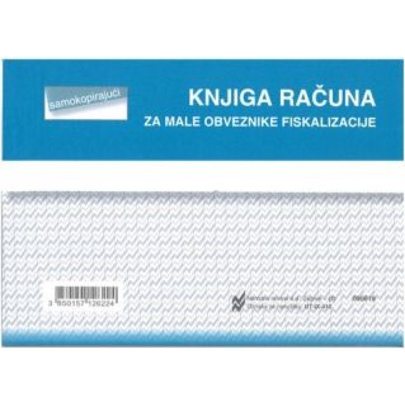 TI.IX-410 Knjiga računa A6, 3x50 listova (za male obveznike fiskalizacije)OS 20558