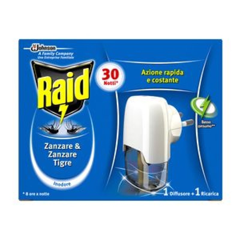 Aparat el. za uništavanje komaraca Raid + 1bočica 21ml 21023