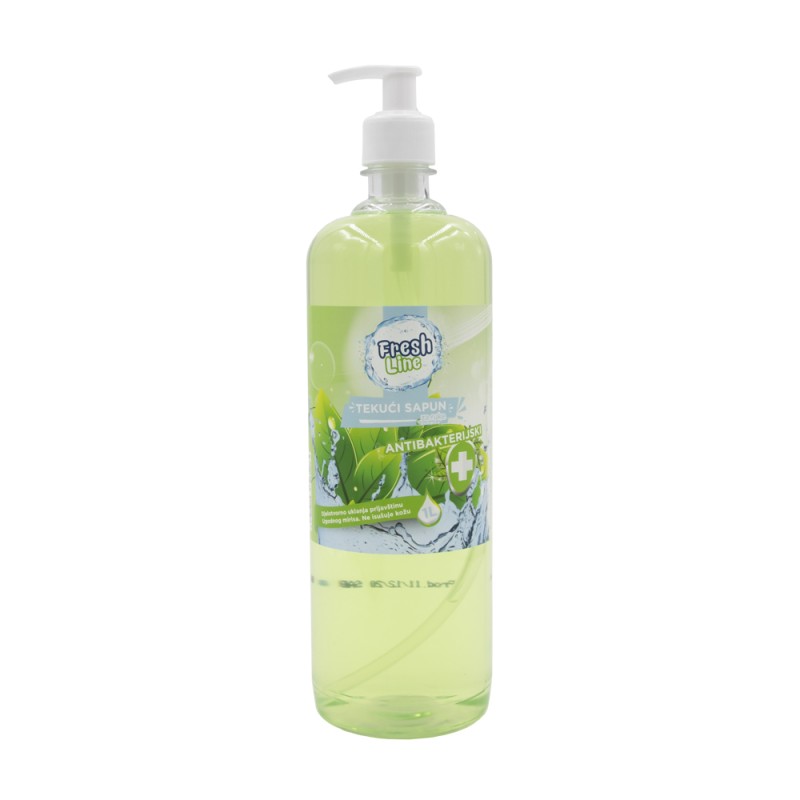 Sapun tekući 1000ml antibacterial s pumpicom Fresh line 21172