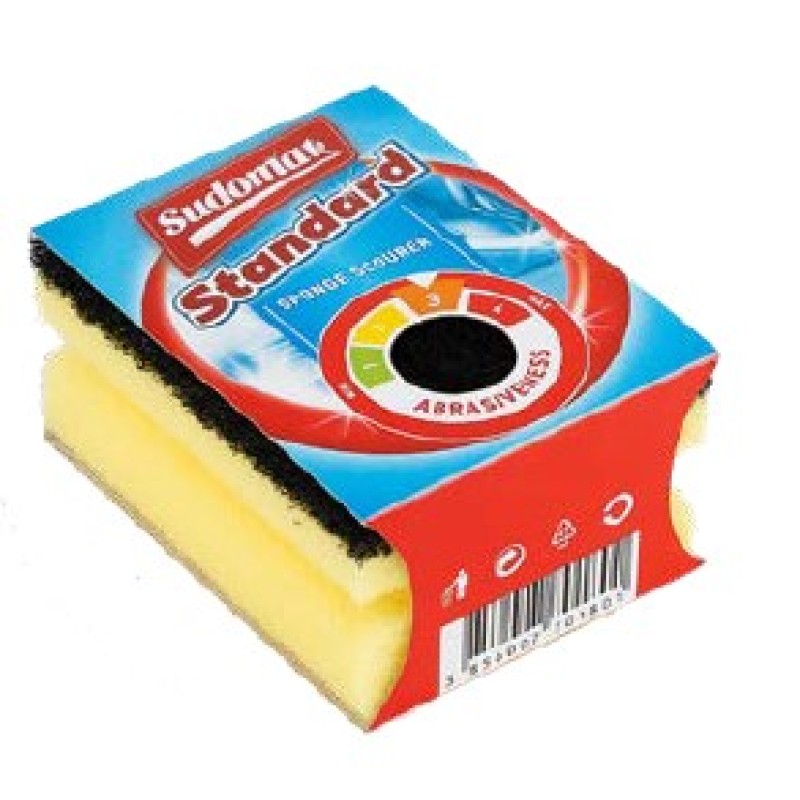 Spužvica za pranje posuđa 9,5x7x4,5cm 1/1 Sudomat standard 21247
