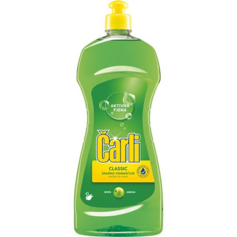 Deterdžent za ručno pranje posuđa 900ml Čarli classic 22874