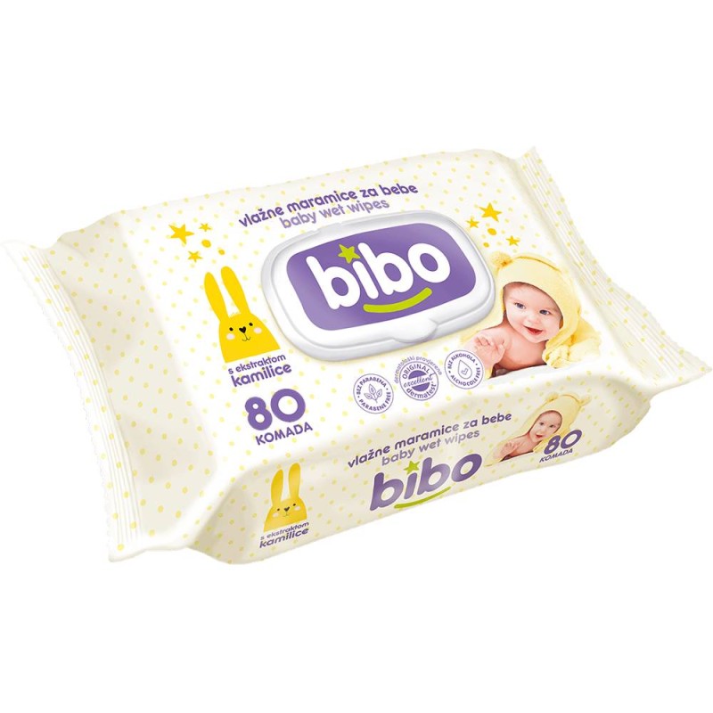 Maramice vlažne baby 80/1 Bibo kamilica 29686
