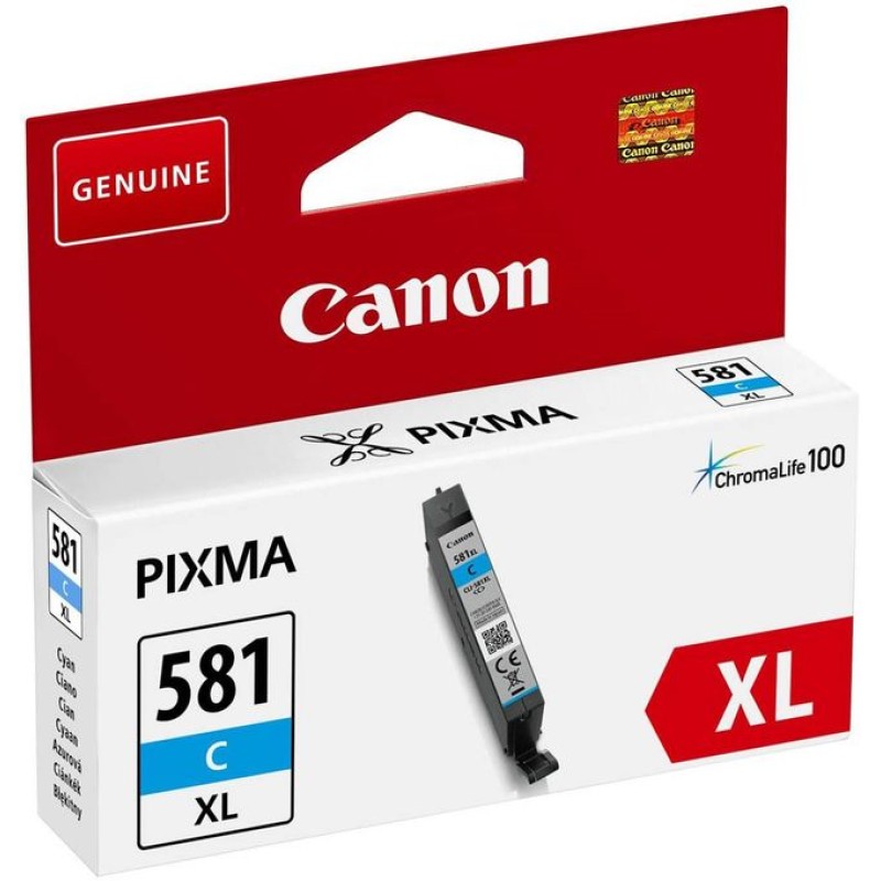 Tinta CANON CLI-581 XL Cyan original 18240