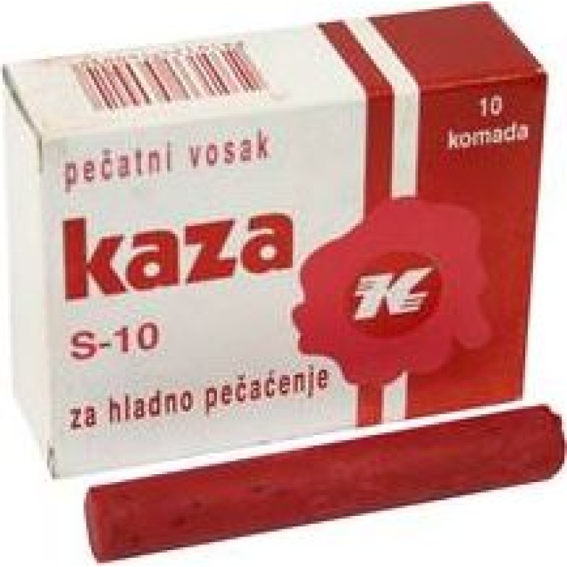 Vosak za hladno pečaćenje Kaza S-10 10/1 20954