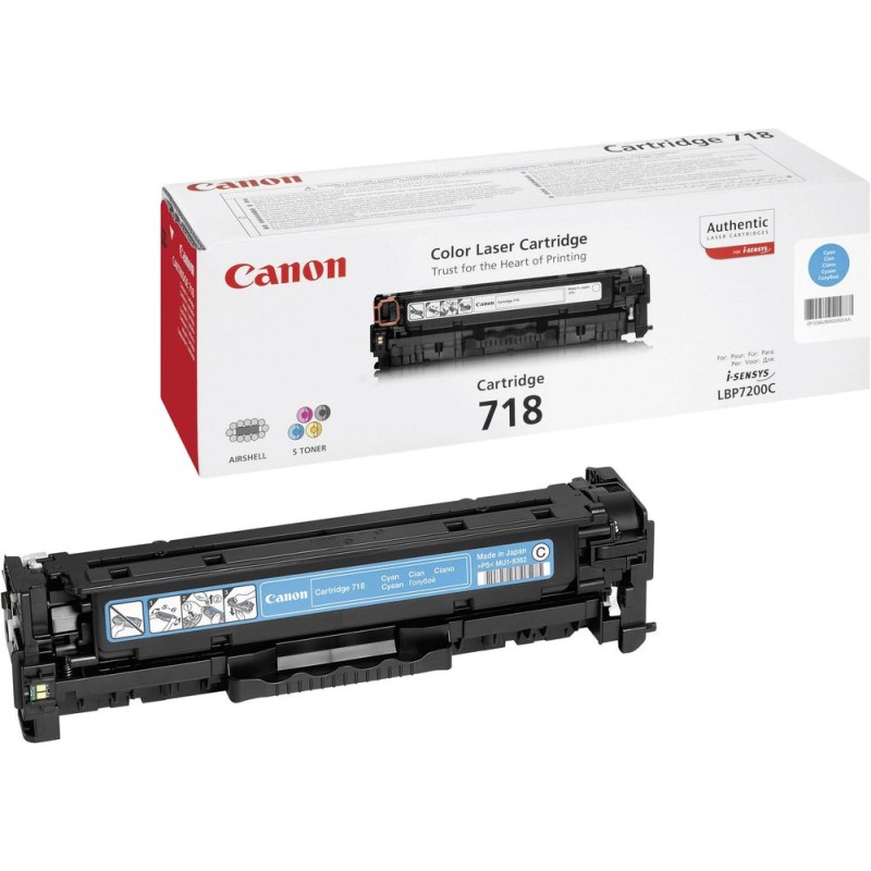 Toner CANON CRG-718 Cyan original 19481