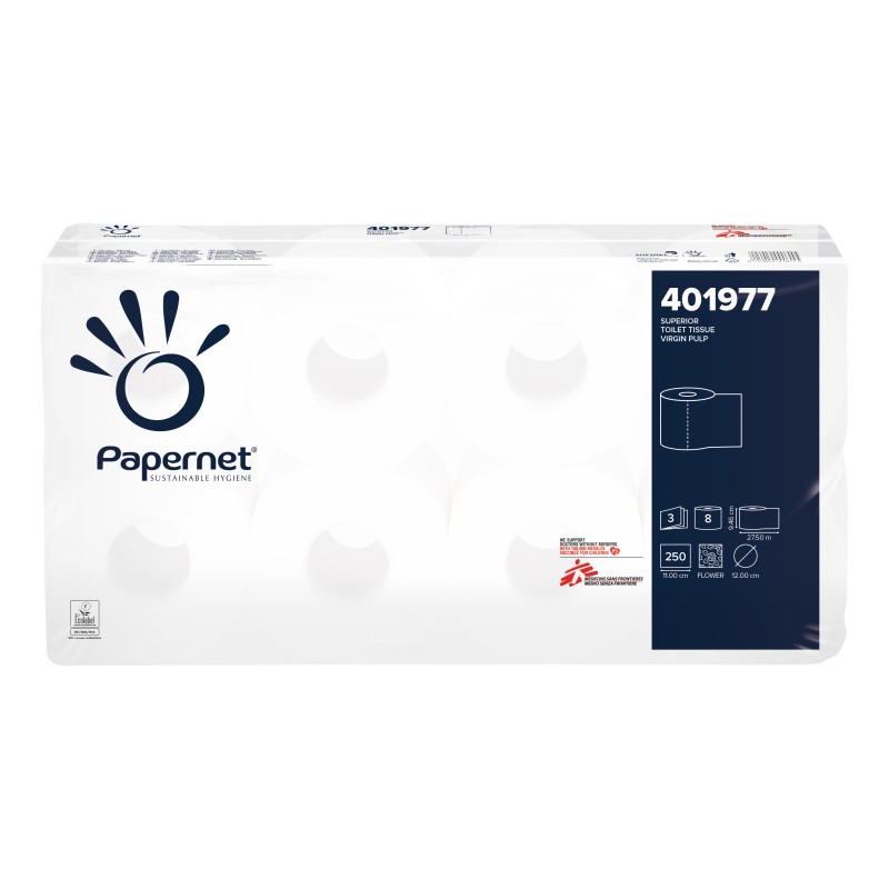 Papir toaletni u roli 8/1 Superior 401977 17784