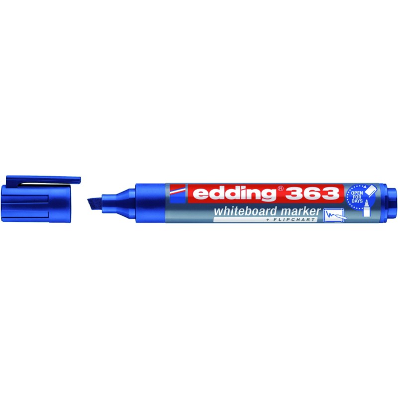 Marker za bijelu ploču 1-5mm Edding 363 klinasti vrh plavi 31171
