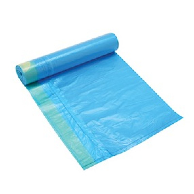 Vreća za smeće  50L 53x64cm 15/1 LDPE s vezicom plava 20963