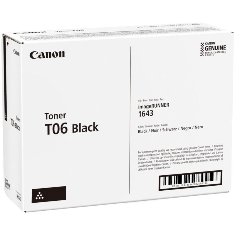 Toner CANON T06 Black original 22320