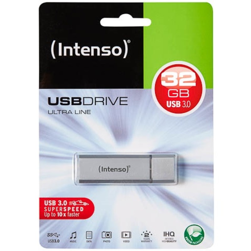 USB 3.0 Flash drive  32GB INTENSO Ultra Line - srebrni 17121