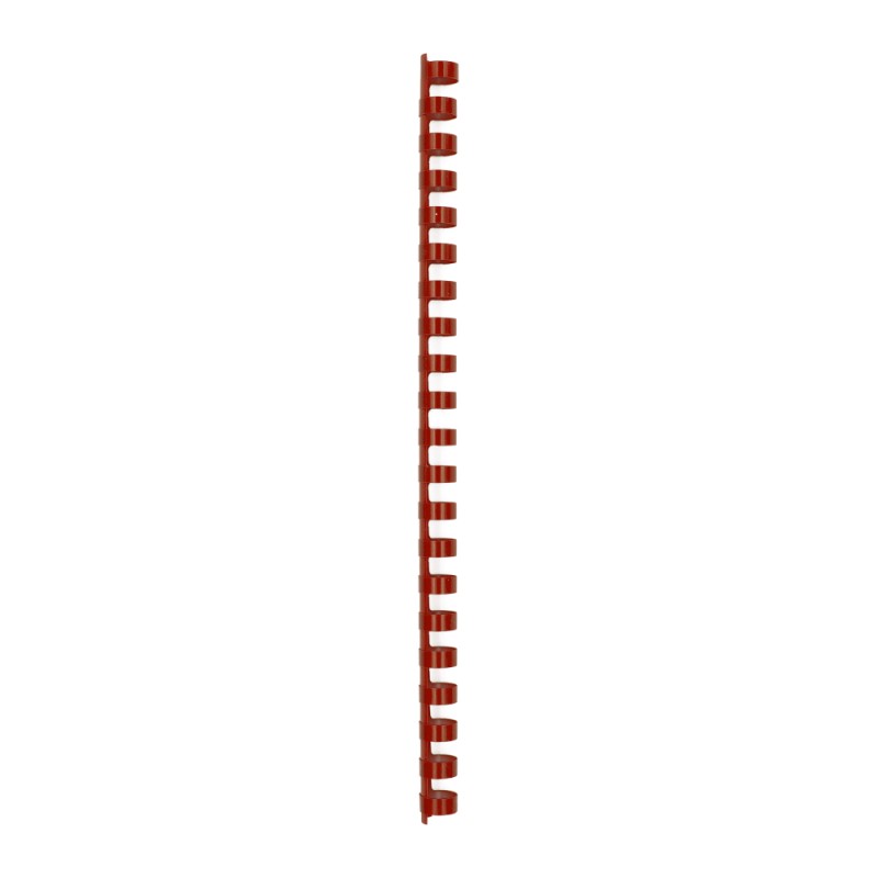 Spirala plastična za uvez do 100 listova 14mm 100/1 okrugla crvena 20598