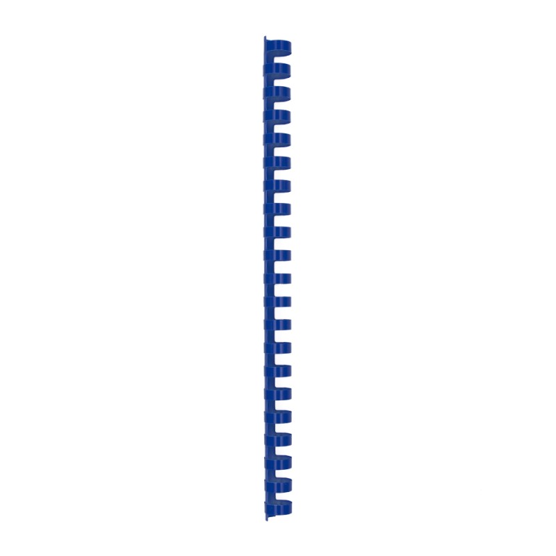 Spirala plastična za uvez do 120 listova 16mm 100/1 okrugla plava 20603