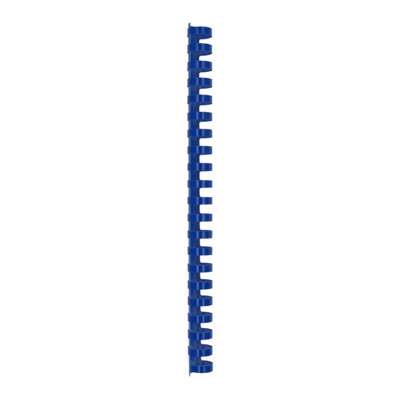 Spirala plastična za uvez do 150 listova 19mm 100/1 okrugla plava 20605