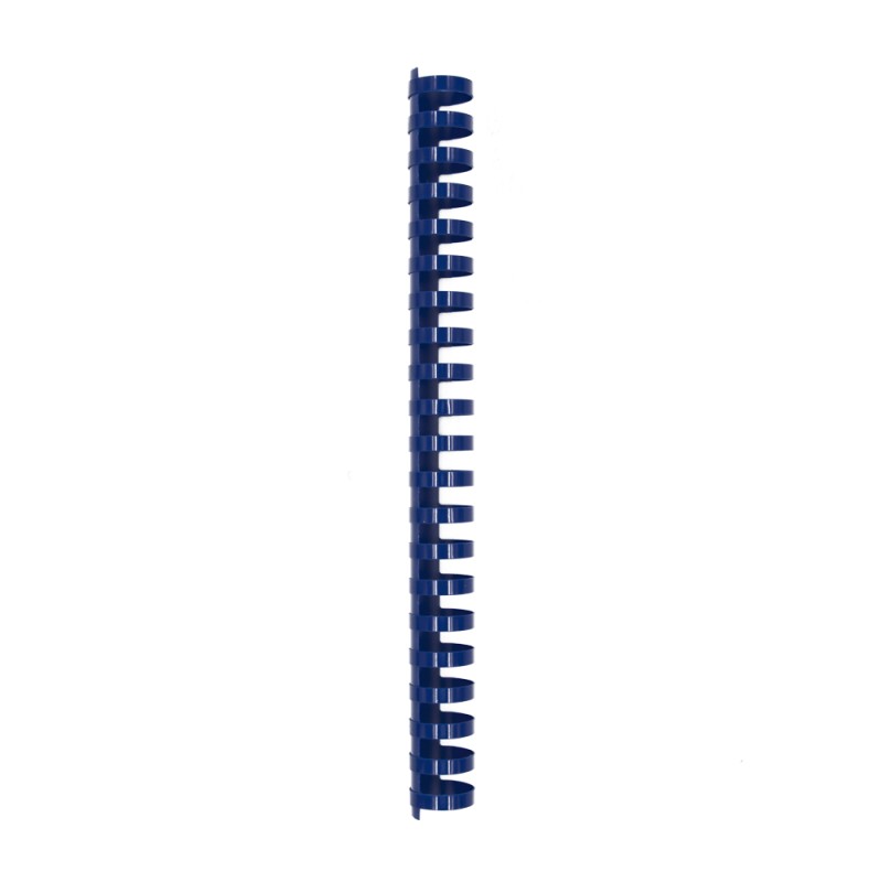 Spirala plastična za uvez do 210 listova 25mm 50/1 okrugla plava 20622