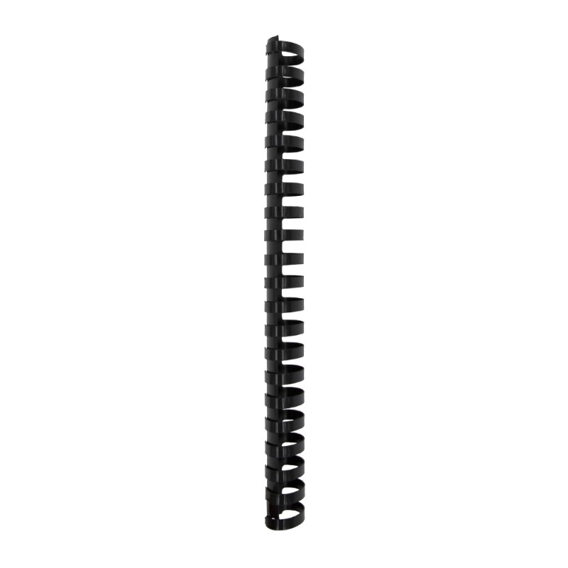 Spirala plastična za uvez do 340 listova 38mm 50/1 ovalna crna 20635