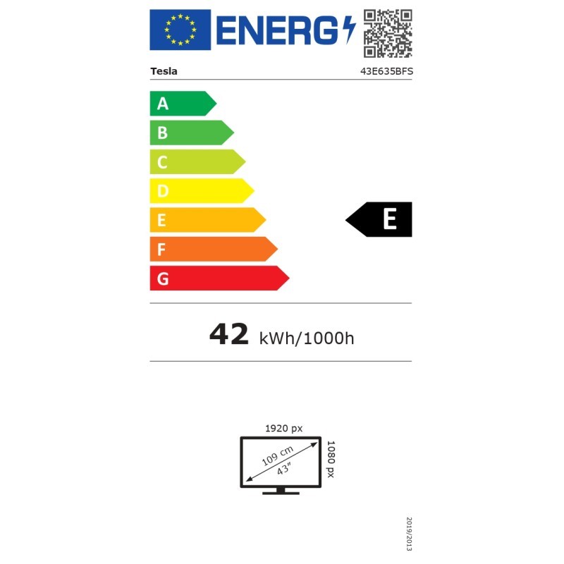 TV TESLA 43E635BFS, LED, 43", 109cm, FHD, Android 31219