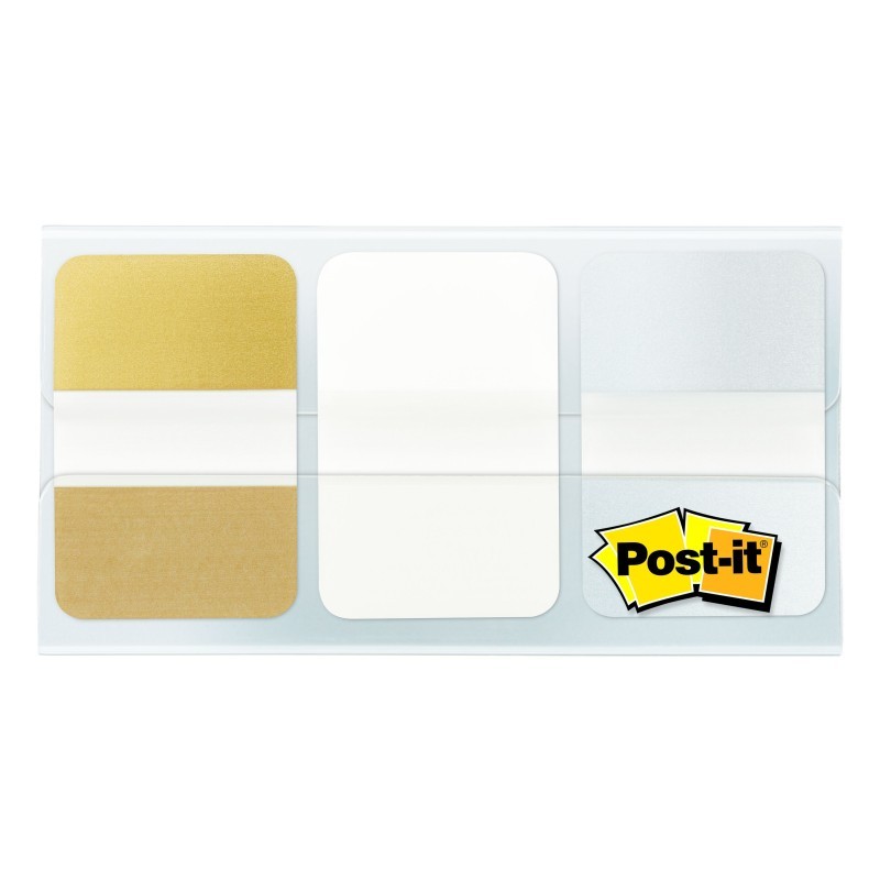 Zastavica 25,4x38,1mm 3x12 listova Printed Metallic Post-it 3M 3 boje 23380