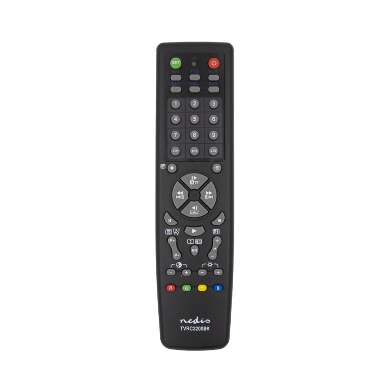 Daljinski upravljač univerzalni NEDIS TVCR2200BK - 10in1 22026