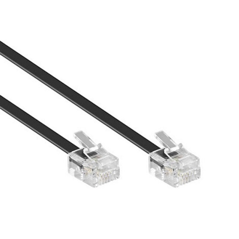 Kabel telefonski RJ11-M<=>RJ11-M  5m 18867
