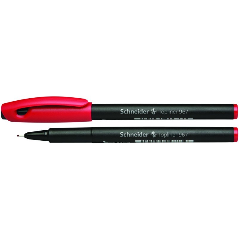 Flomaster 0,4mm Schneider Topliner 967 crveni 30930