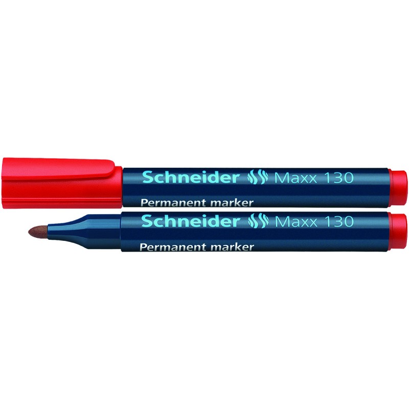 Marker permanentni 1-3mm Schneider Maxx 130 crveni 30932