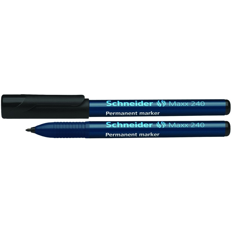 Marker permanentni 1-2mm CD/DVD Schneider Maxx 240 crni 30928