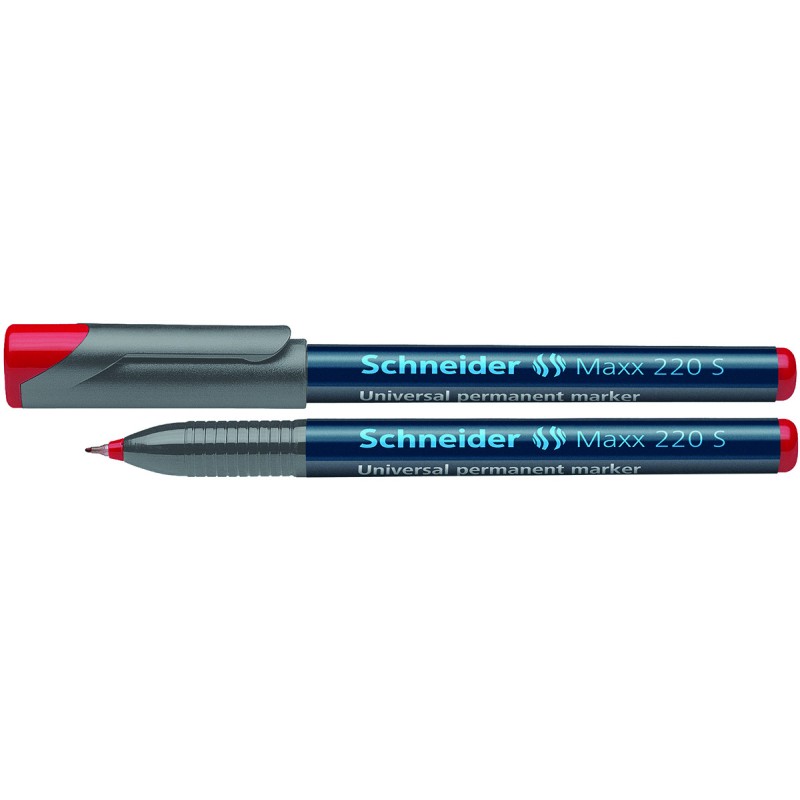 Marker permanentni 0,4mm CD/DVD  Schneider Maxx OHP 220 S crveni 30936