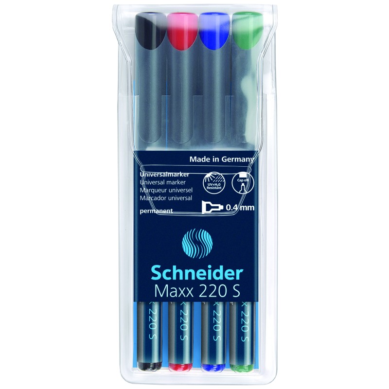 Marker permanentni 0,4mm CD/DVD  Schneider Maxx OHP 220 S 4/1 30940