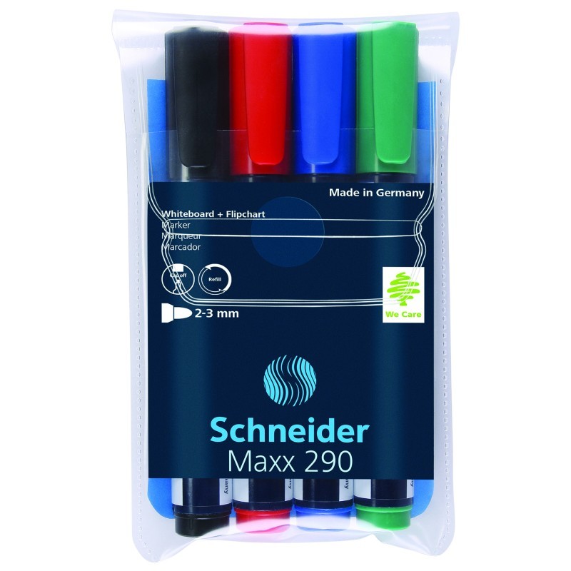 Marker za bijelu ploču i flichart 2-3mm Schneider Maxx 290 4/1 31127