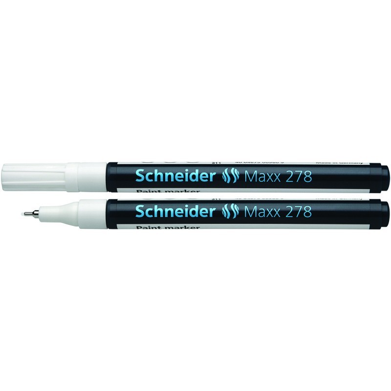 Marker permanentni lakirajući 0,8mm Schneider Paint marker Maxx 278 bijeli 31121