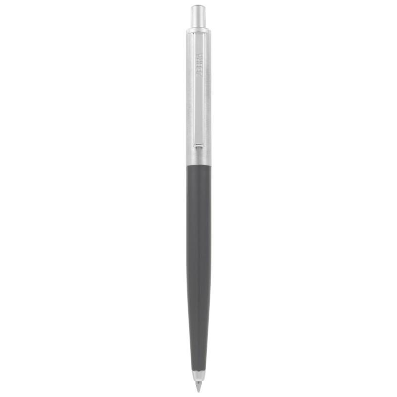 Olovka kemijska  Zebra 901 0,7 plavi ispis, srebrno sivo tijelo 18404