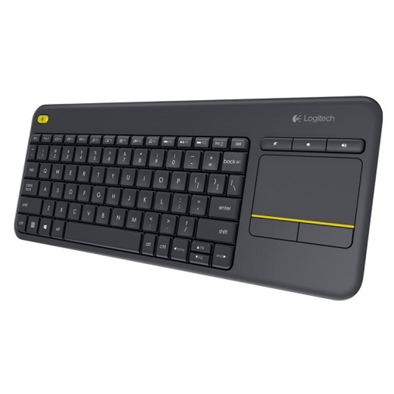 Tipkovnica LOGITECH K400+ Wireless Touch - Black 17323