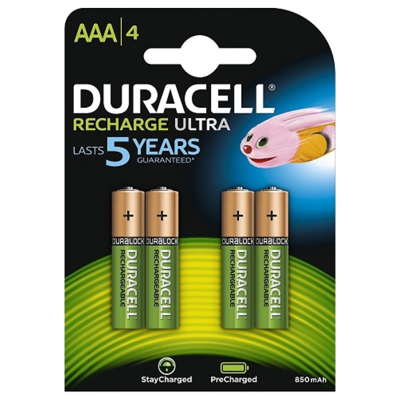 Baterija DURACELL punjiva AAA 850/900mAh 4/1 17707