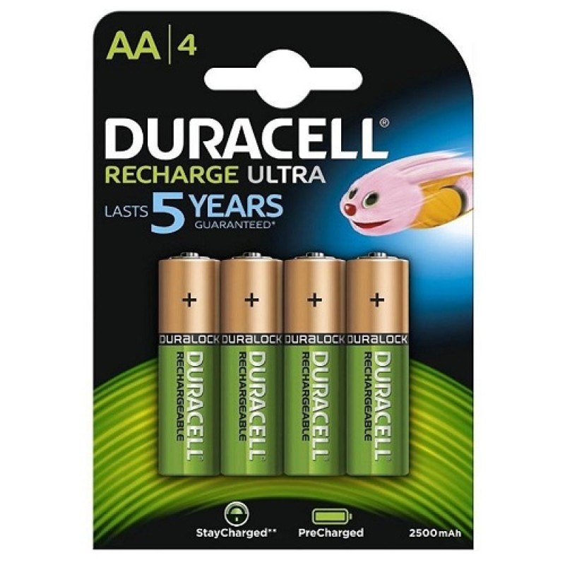 Baterija DURACELL punjiva AA 2500mAh 4/1 17706