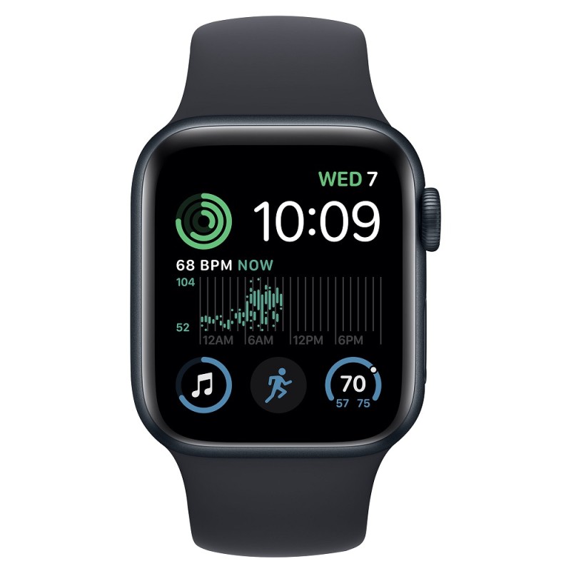 Smart watch APPLE SE2 GPS, 40mm Midnight Aluminium - mnjt3bs/a 29761