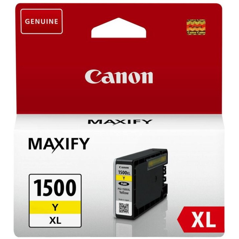 Tinta CANON PGI-1500XL Yellow original 16180