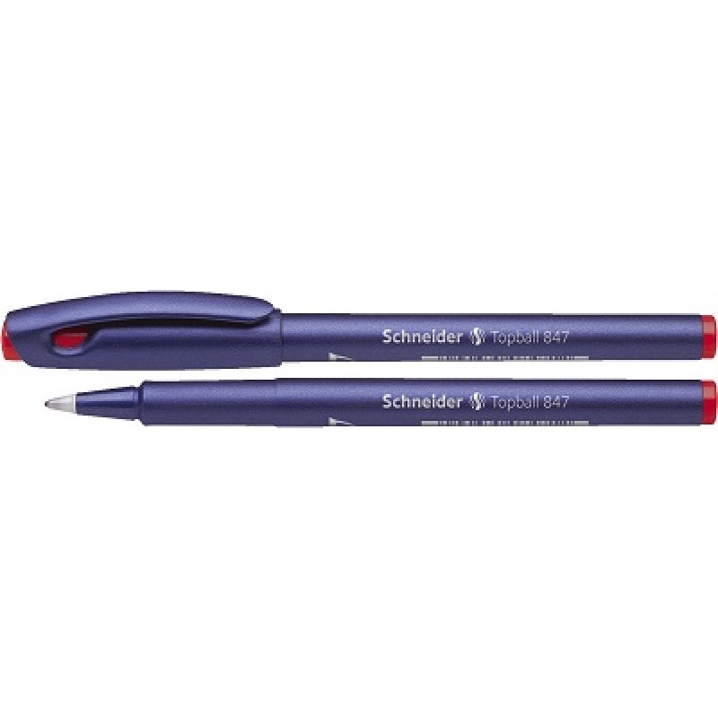 Flomaster 0,5mm pisaći Schneider topball 847 crveni 16935