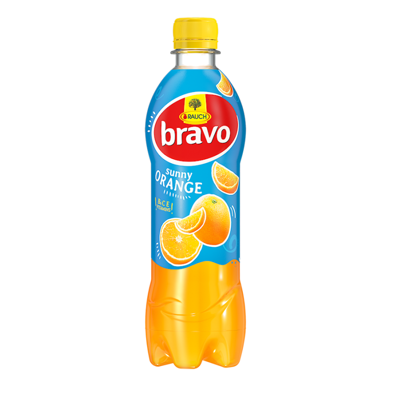 Sok Bravo Sunny naranča pet 0,5L 21142