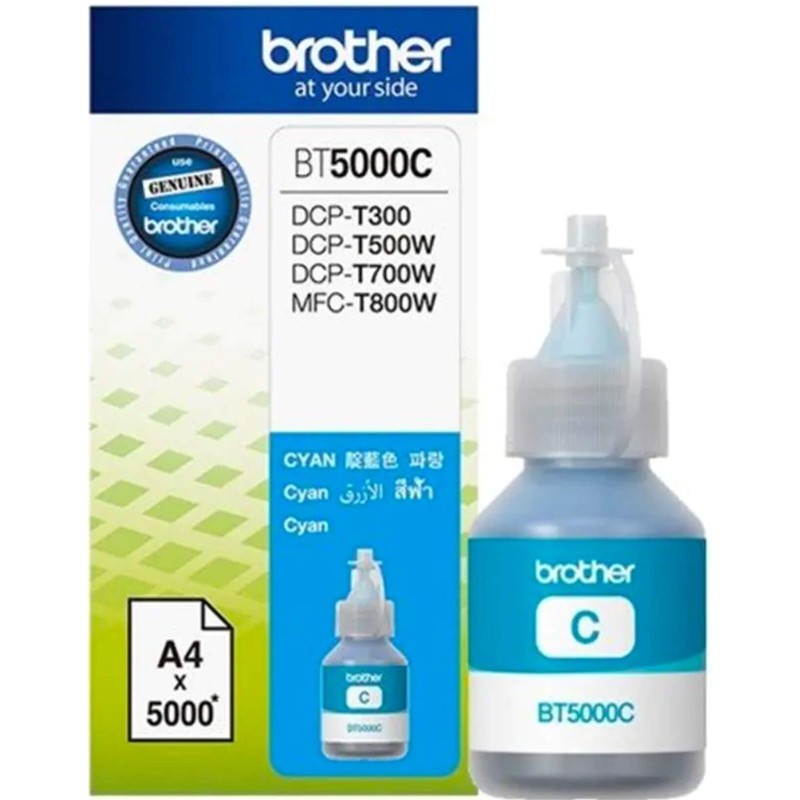 Tinta BROTHER BT-5000 Cyan original 16519