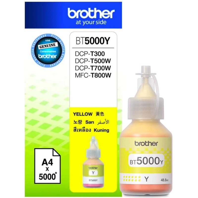 Tinta BROTHER BT-5000 Yellow original 16521