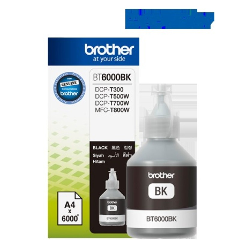 Tinta BROTHER BT-6000 Black original 16516