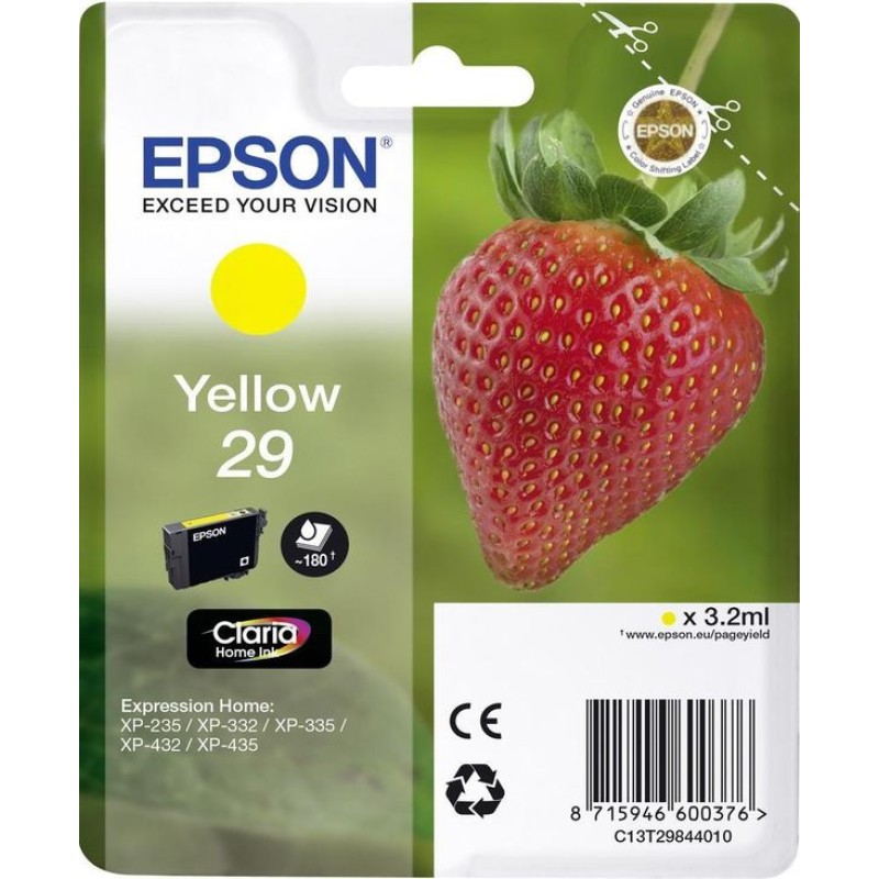 Tinta EPSON T29844010 Yellow  29 - Claria Home Ink original 16873