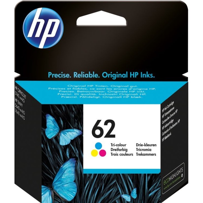 Tinta HP C2P06AE Tri-color No.62 original 18132