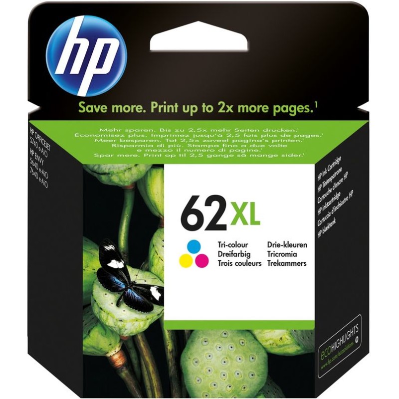 Tinta HP C2P07AE Tri-color No.62XL original 18089