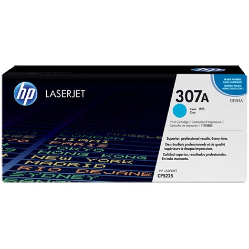 Toner HP CE741A Cyan No.307A original 16486