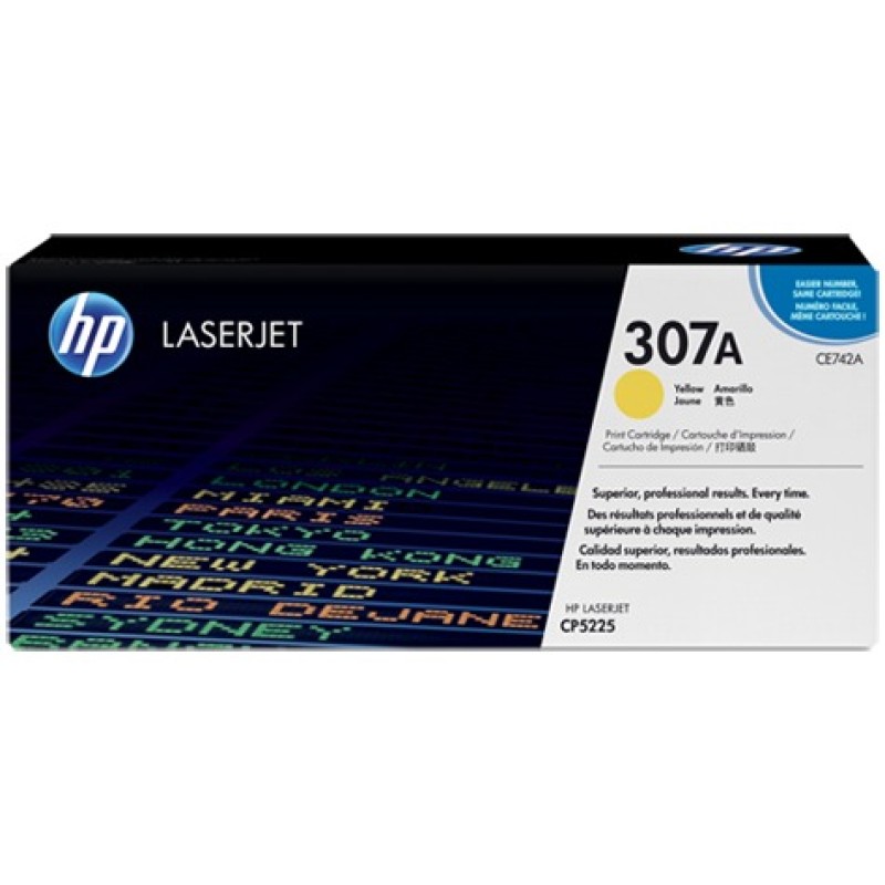 Toner HP CE742A Yellow No.307A original 16492