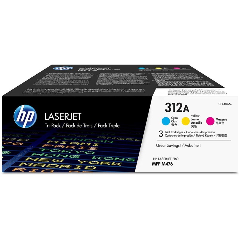 Toner HP CF381A + CF382A + CF383A = CF440AM Pak 3/1 original 16830